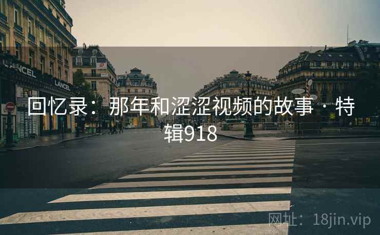 回忆录：那年和涩涩视频的故事 · 特辑918