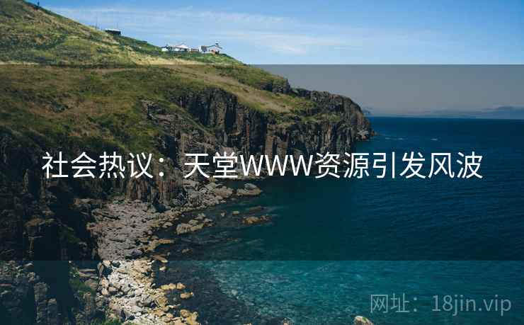 社会热议：天堂WWW资源引发风波